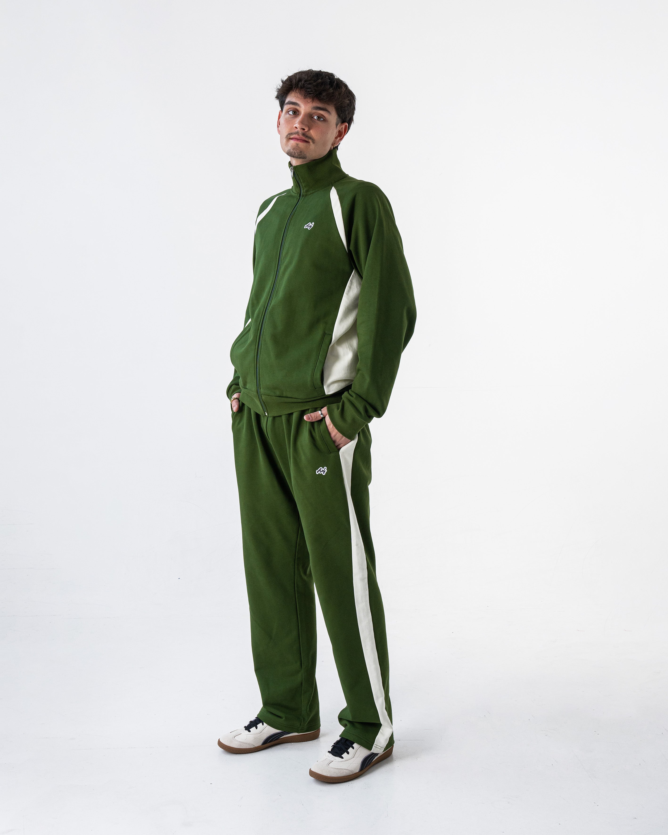 Green tracksuit best sale