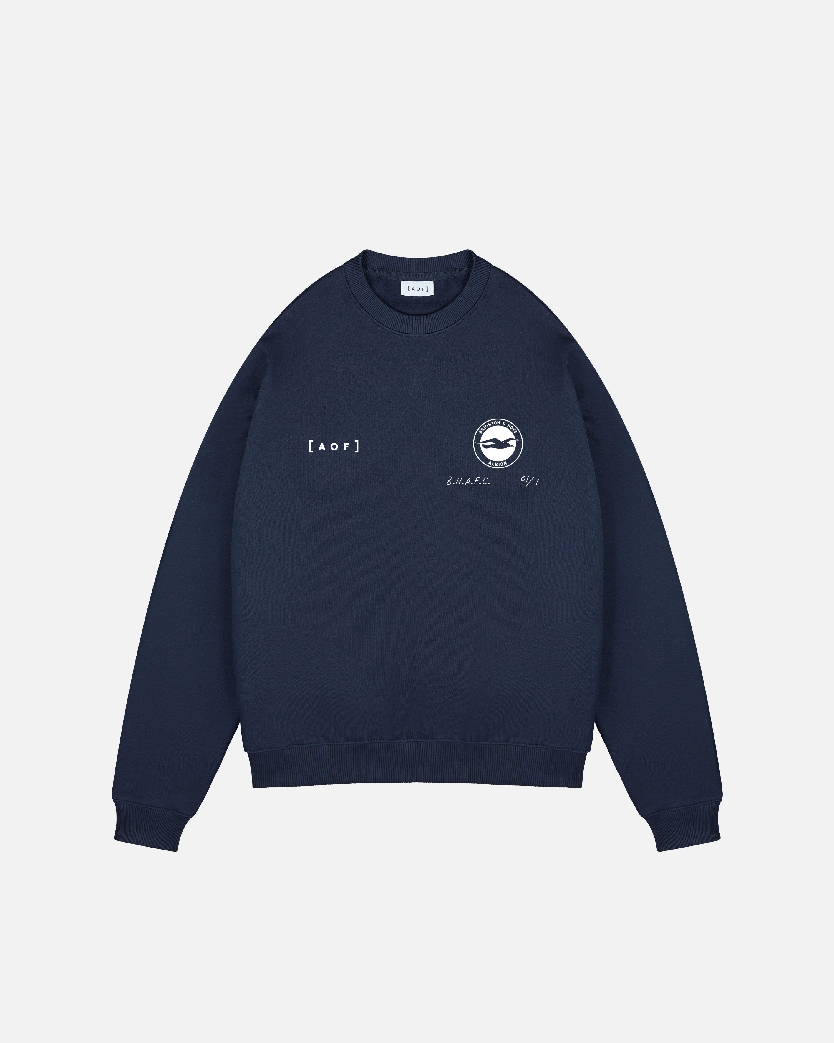 Brighton Exhibition Navy Sweat – Art of Football