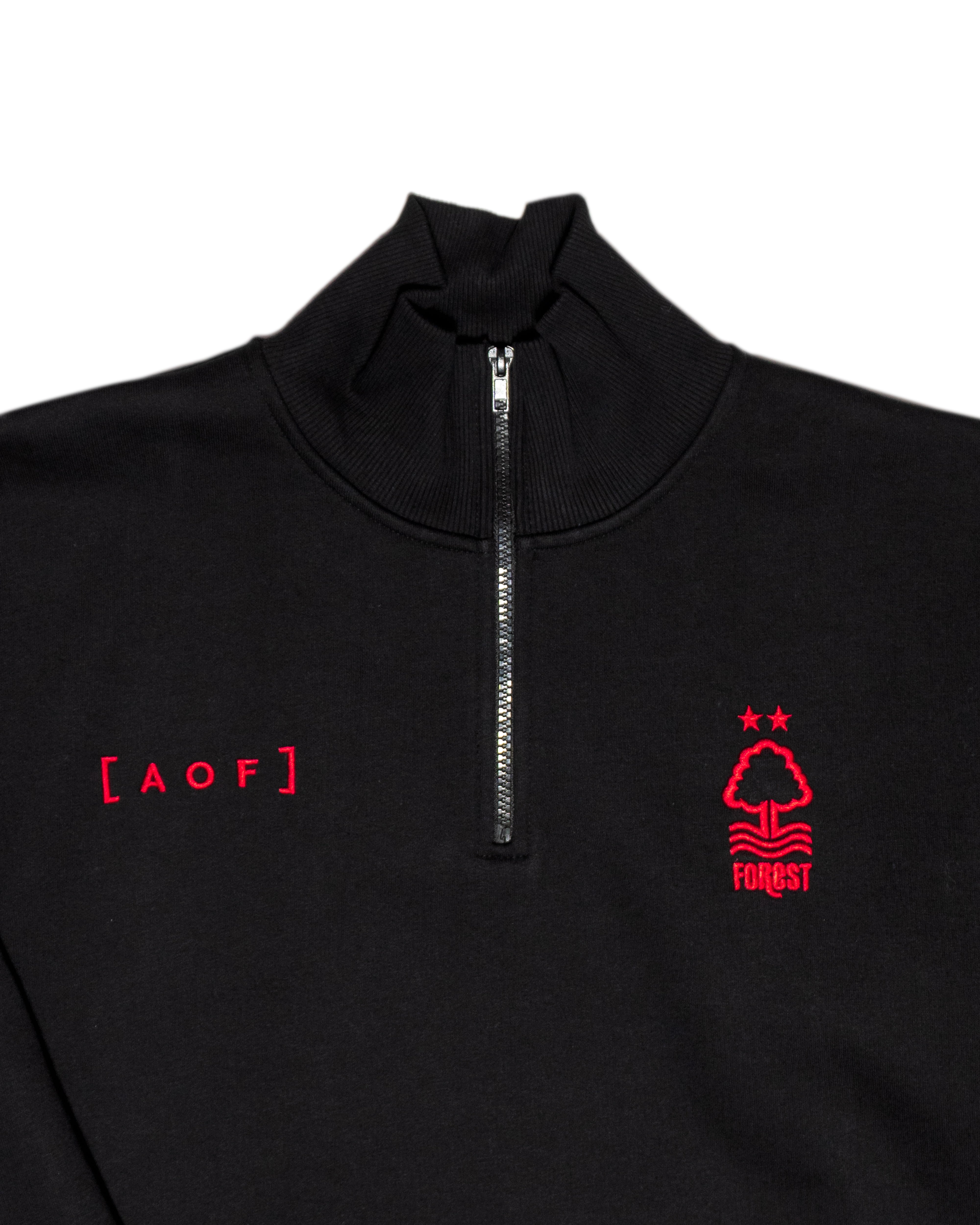 AOF X Forest Quarter-Zip Sweatshirt - Black