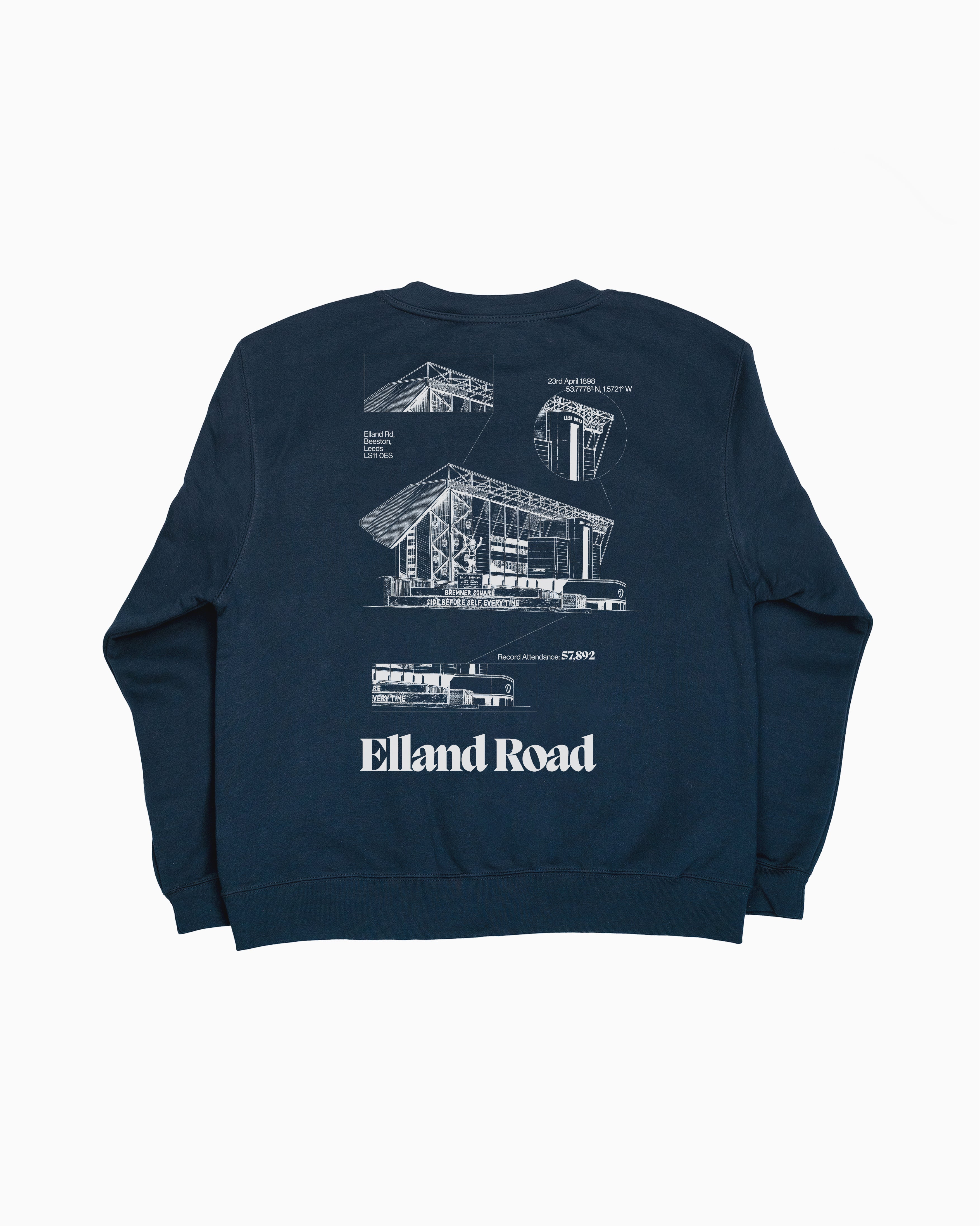 Elland Road Blueprint - Tee or Sweat