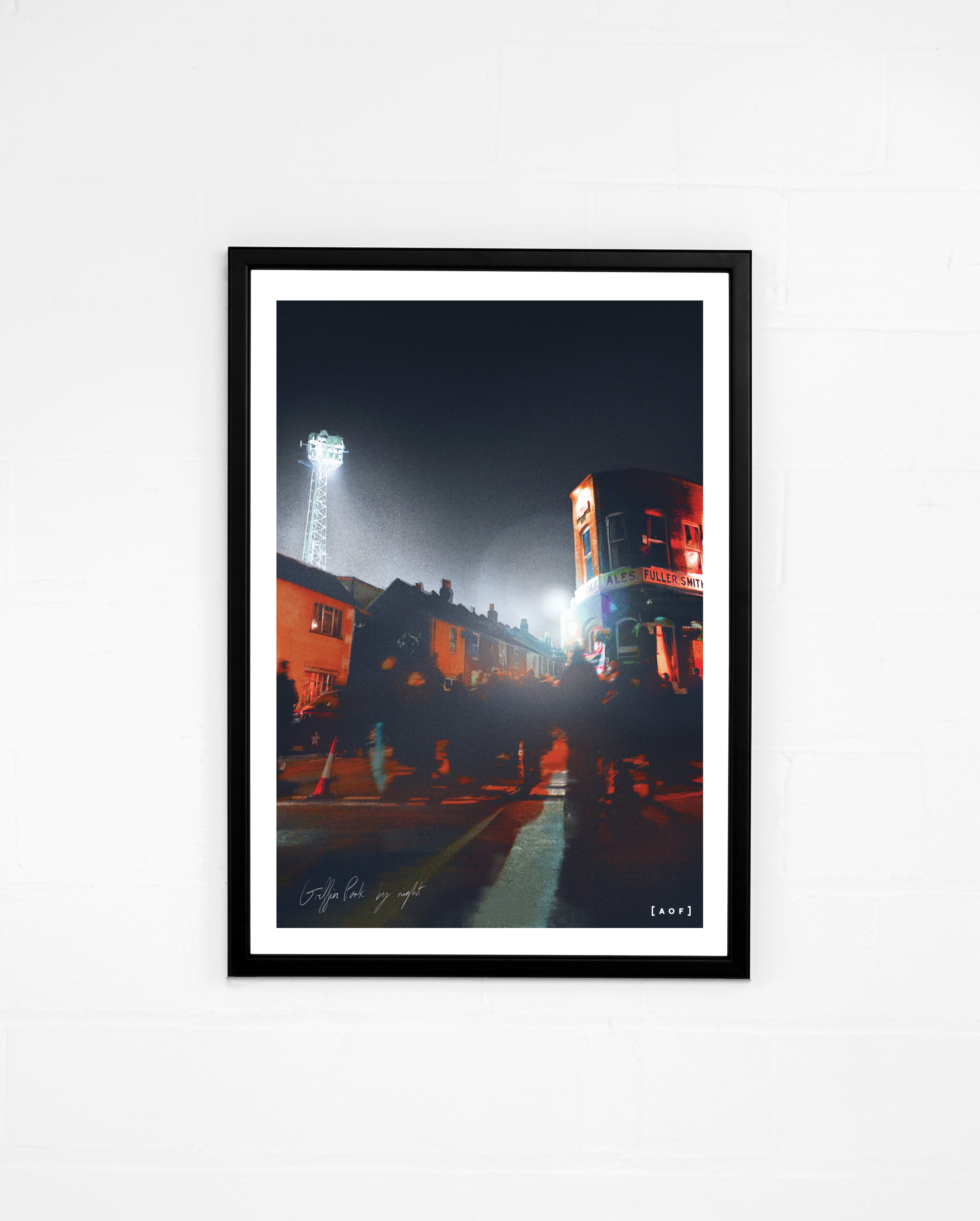 Griffin Park by Night - Print