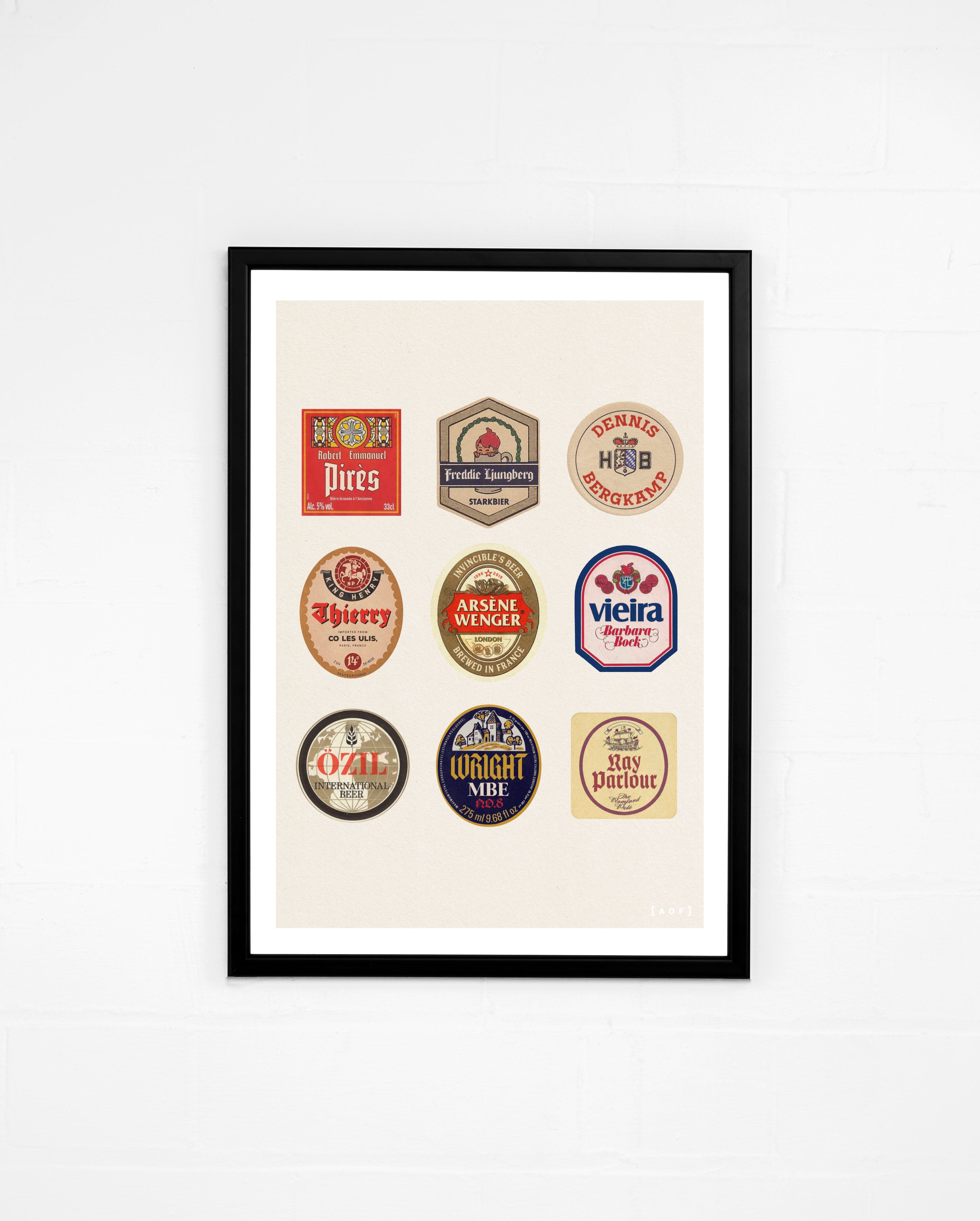 Brewed At The Home of Football - Print