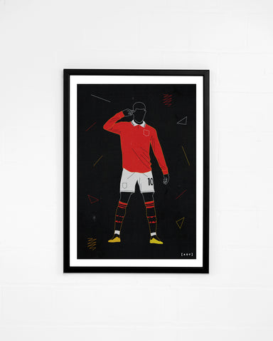 Manchester United FC Shirts, Football Art Print