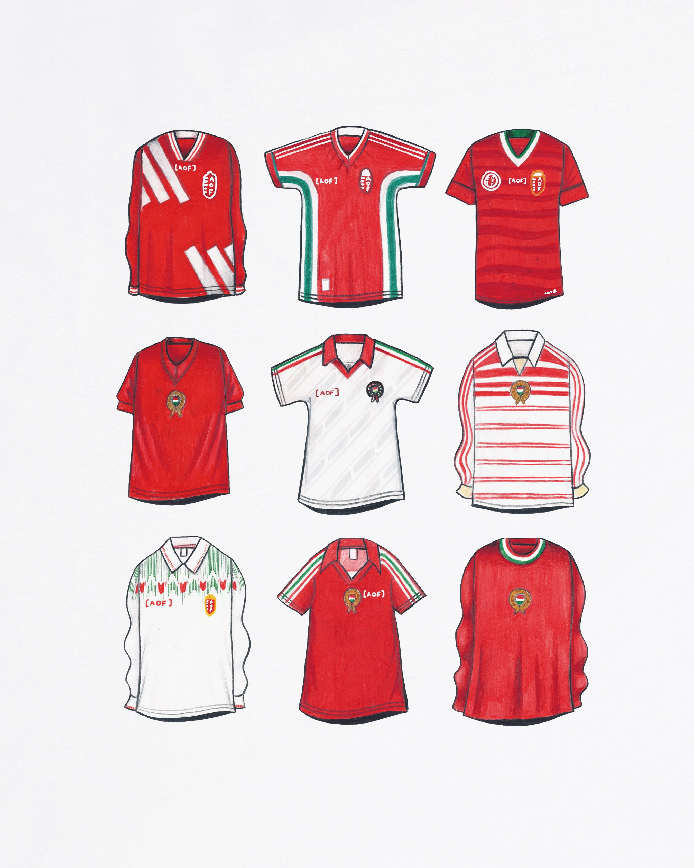 Hungary Classics - Print — Art of Football